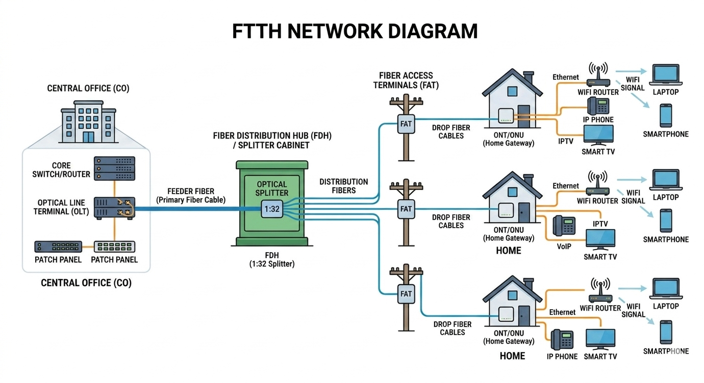 From Exchange to Your Door – Managing Telecoms Assets with GIS Structure